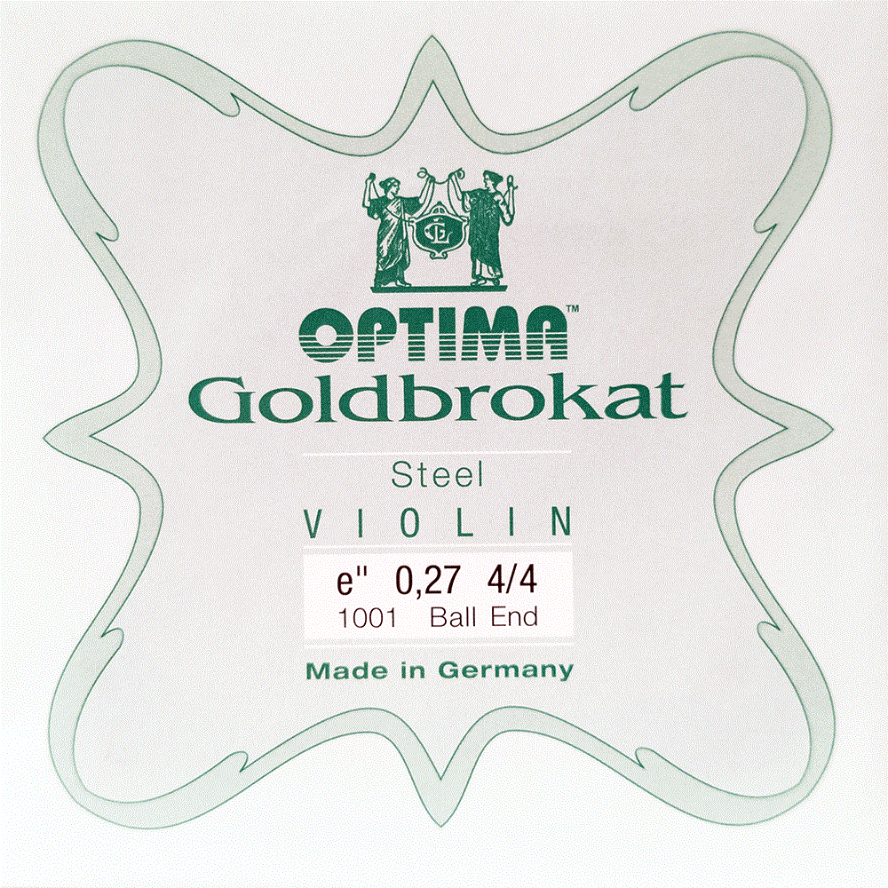 ヴァイオリン弦 Goldbrokat（ゴールドブロカット） E線 ボールエンド 0.27 4/4
