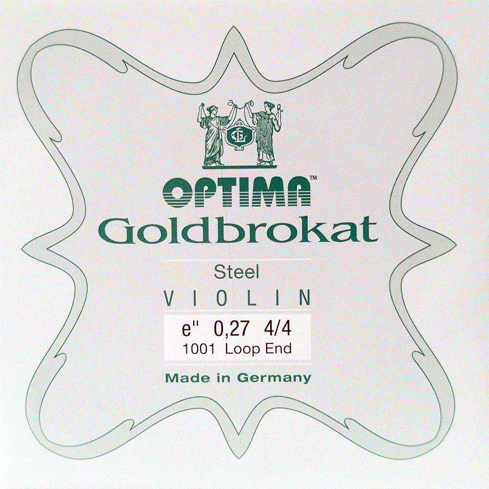 ヴァイオリン弦 Goldbrokat（ゴールドブロカット） E線 ループエンド 0.27 4/4