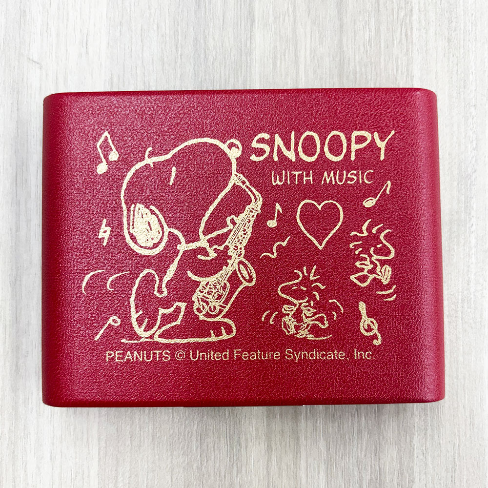 スヌーピー リードケース アルトサクソフォン用 レッド