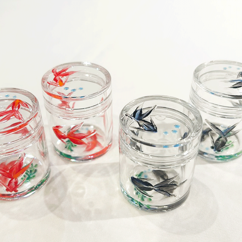 アステロイド　水入れ　【赤い金魚】
