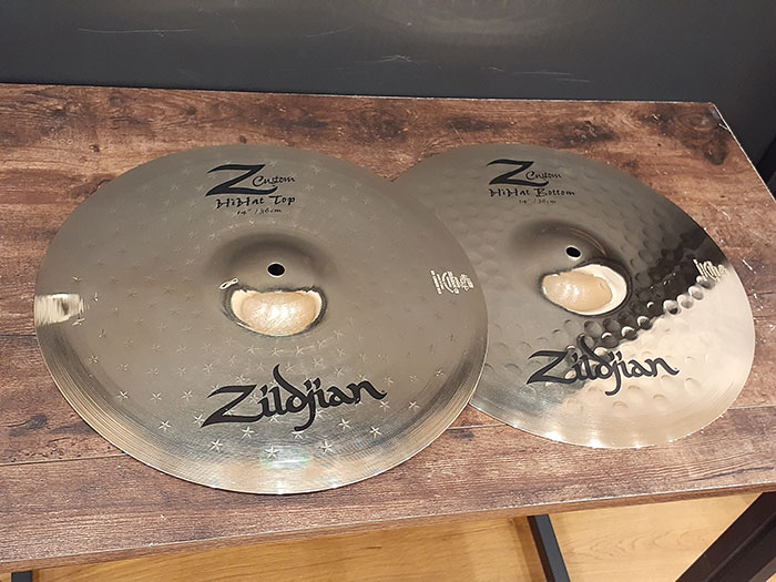 【展示特価品20%OFF】Z Custom 14" Hihats  1,000g,1,322g
