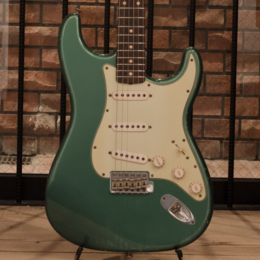MBS LTD 1960 Stratocaster Relic Brazilian Rosewood FB Sherwood Green Metallic Built by John English / 2006