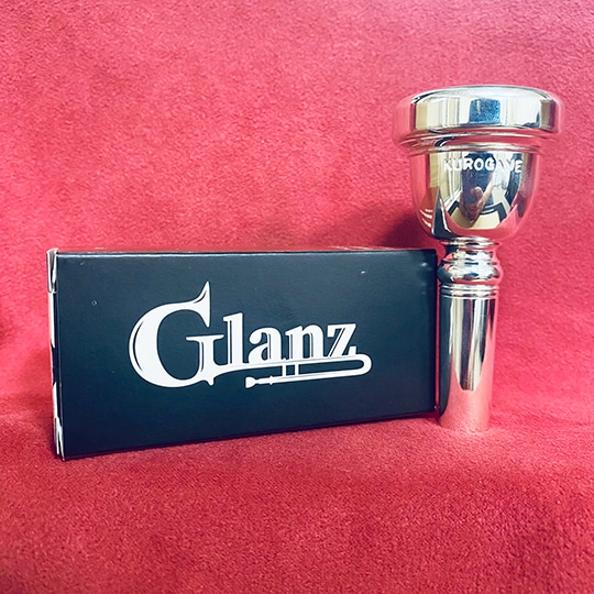 グランツ Glanz 太管バストロンボーンマウスピース 【KUROGANE】