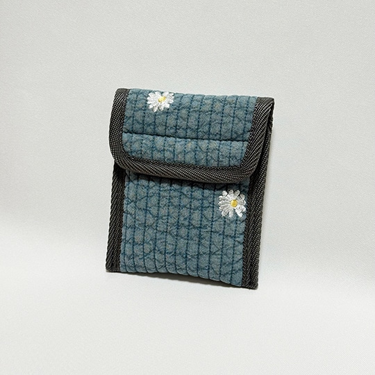 Frogtone ヌビマウスピースポーチ トロンボーン・ユーフォニアム用 フラワー×グリーン