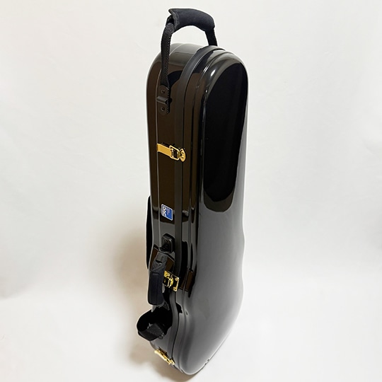 DAC デタッチャブルベルトロンボーン用セミハードケース『NX-BC』プラチナブラック(金ラッチ使用)