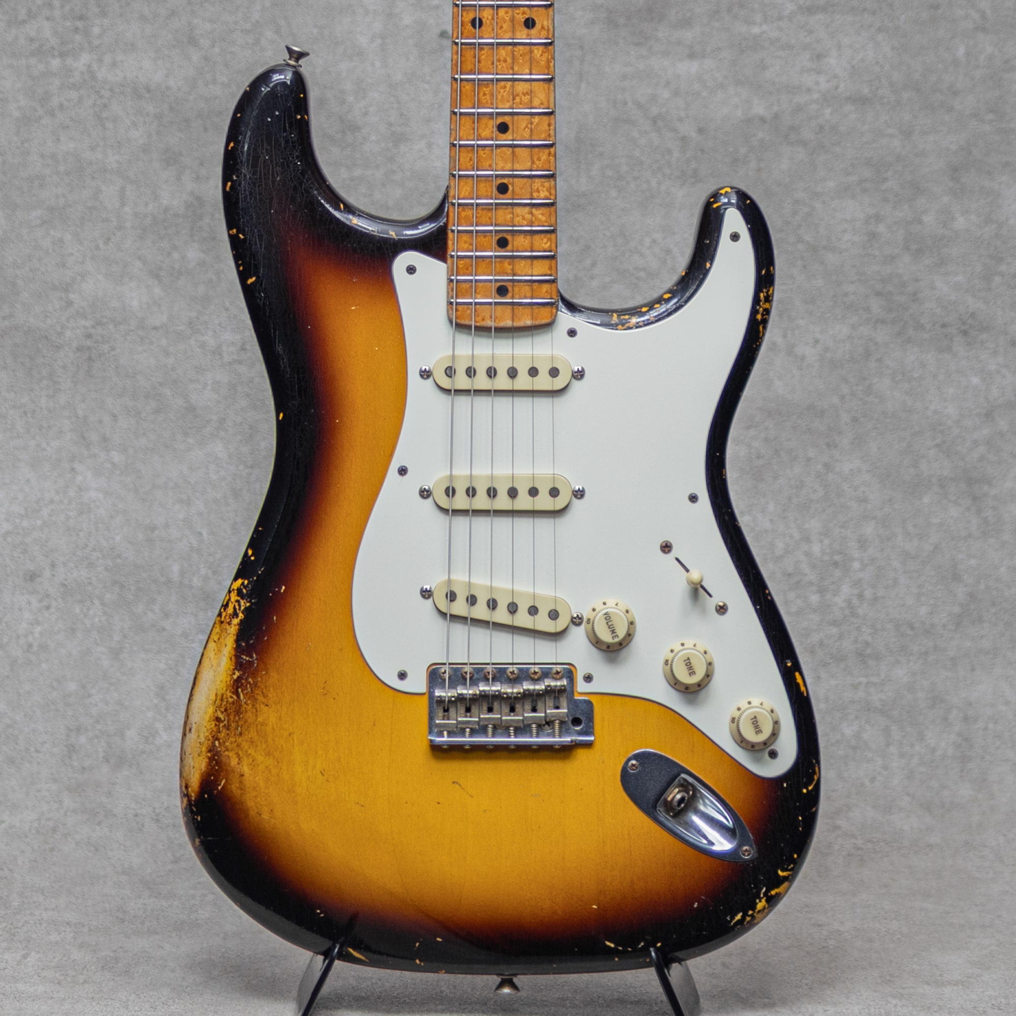 MBS 1956 Stratocaster 2-Color Sunburst Relic Built by Dale Wilson / 2017