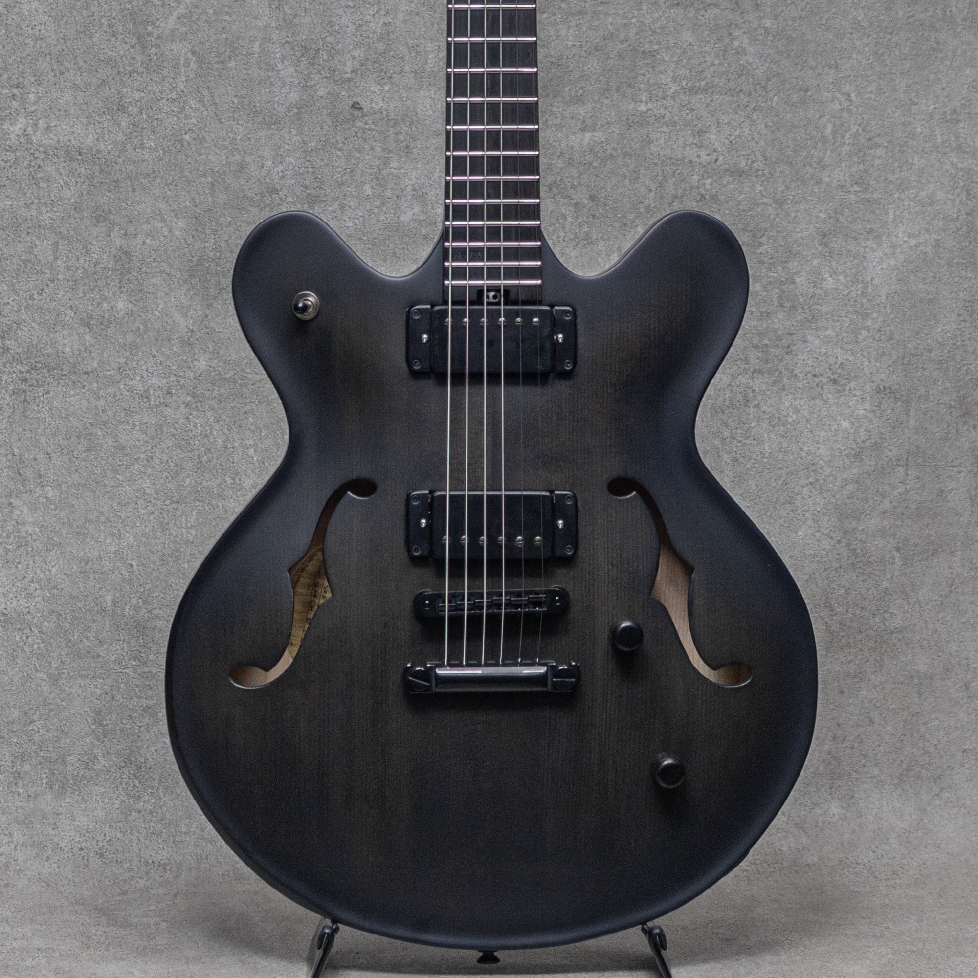 Model 35 Chambered Semi-hollow Black Smoke Sunburst Stain S/N:755
