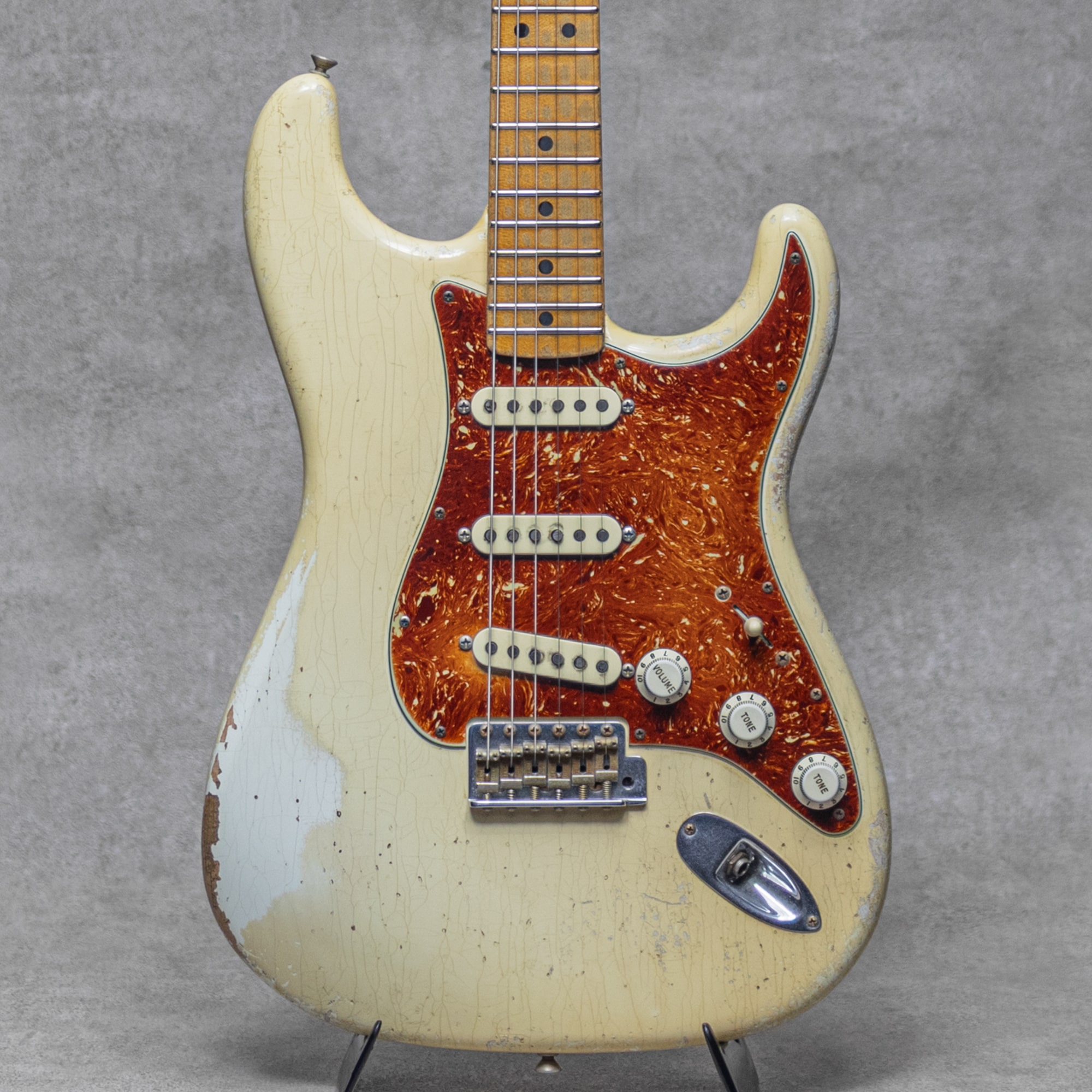 MBS 1969 Stratocaster Relic Olympic White Built by Dale Wilson / 2017
