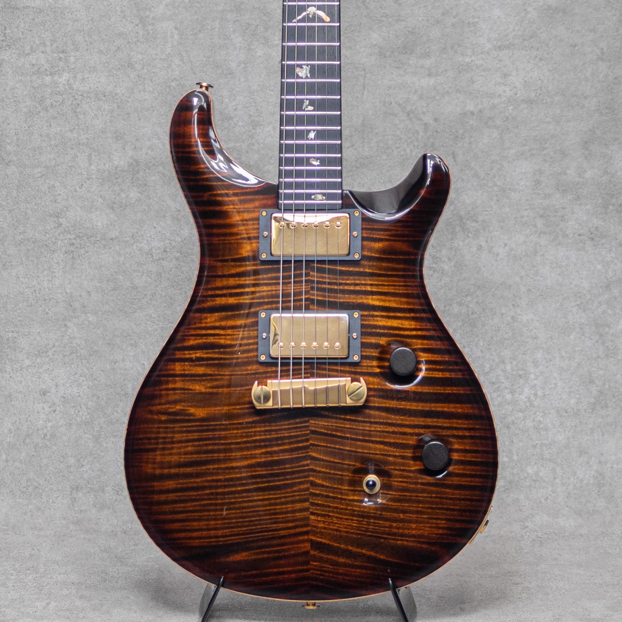 Private Stock Custom 24 Tiger Eye Smoked Burst w/Americana Birds Inlay  / 2009
