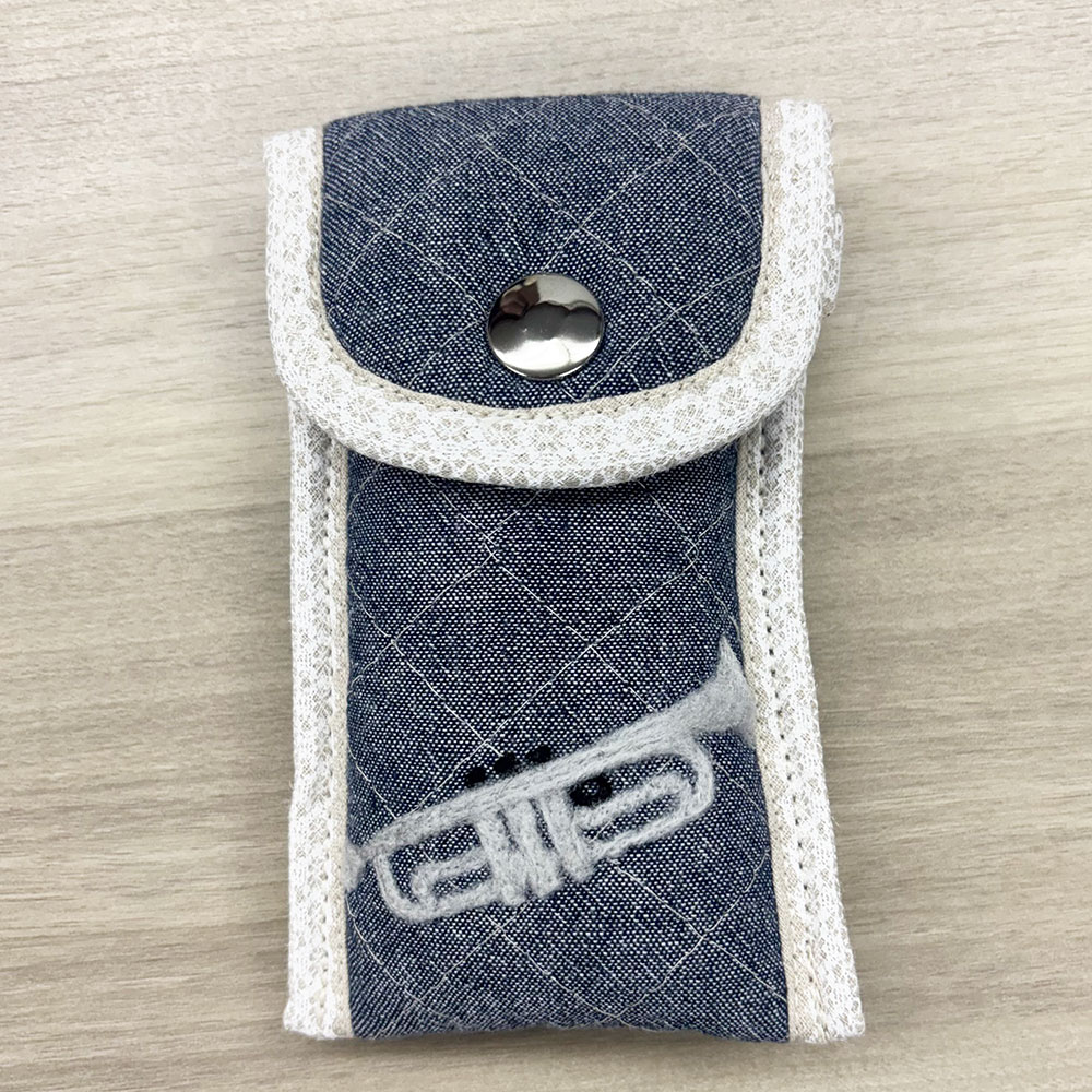 マウスピースポーチ トランペット用 ネイビー